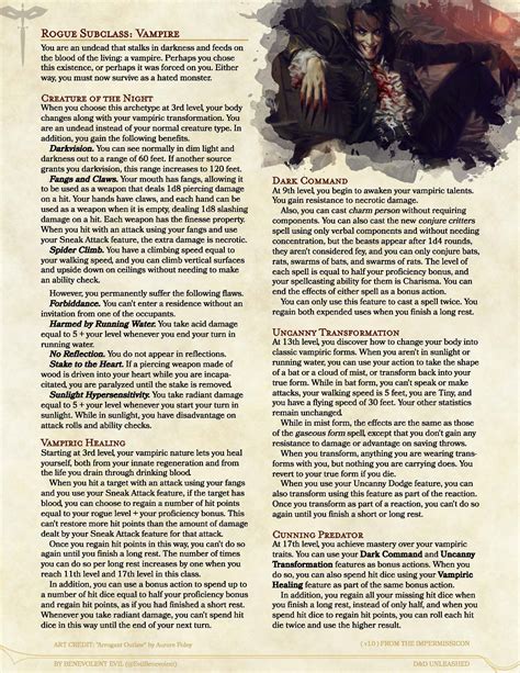 dnd 5e rogue spell list.